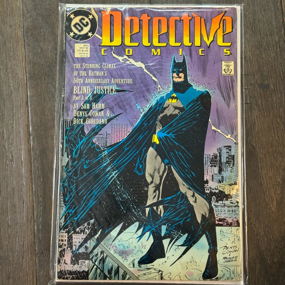 DC Comics Detective Comics #600 Batman Comic Book